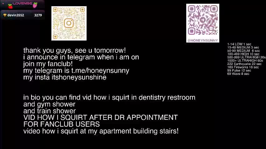 honey_sunshine Live Sex December 13, 2025