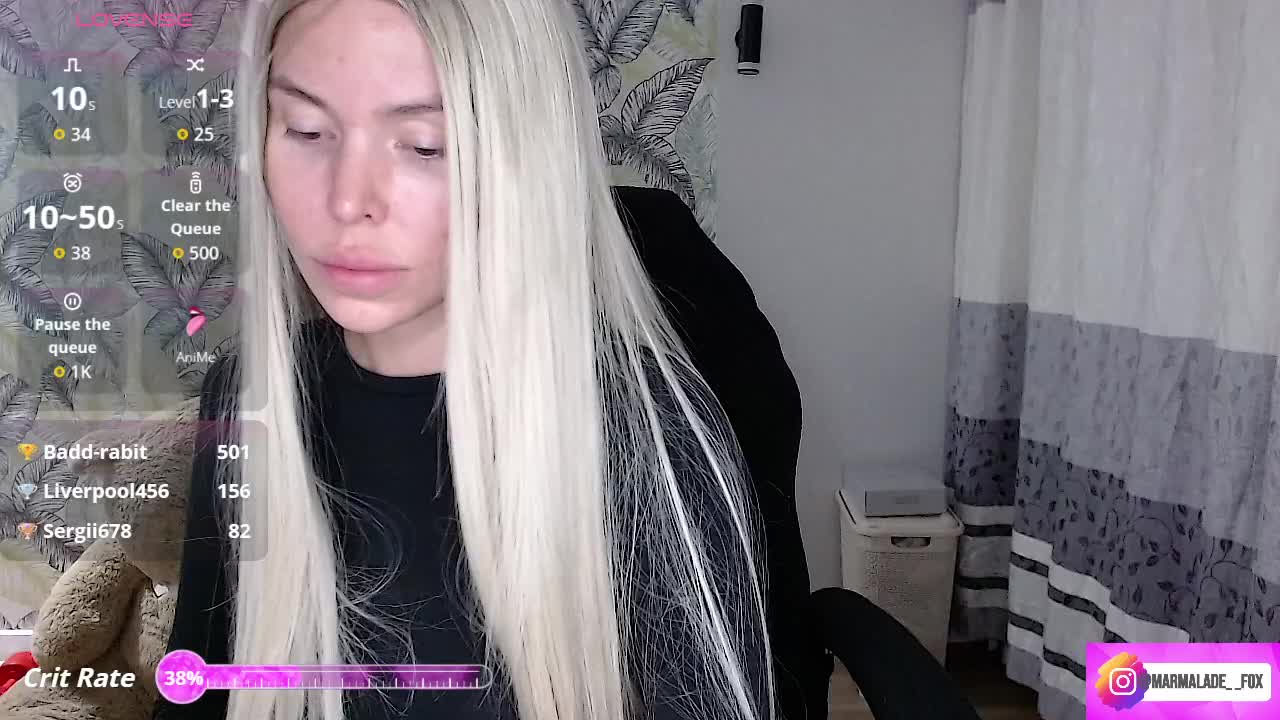 Marmalade_Fox Live Sex December 13, 2025