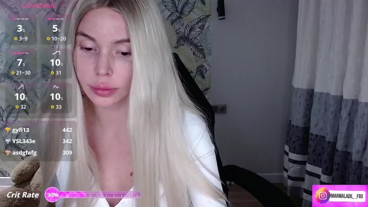 Marmalade_Fox Live Sex December 13, 2025