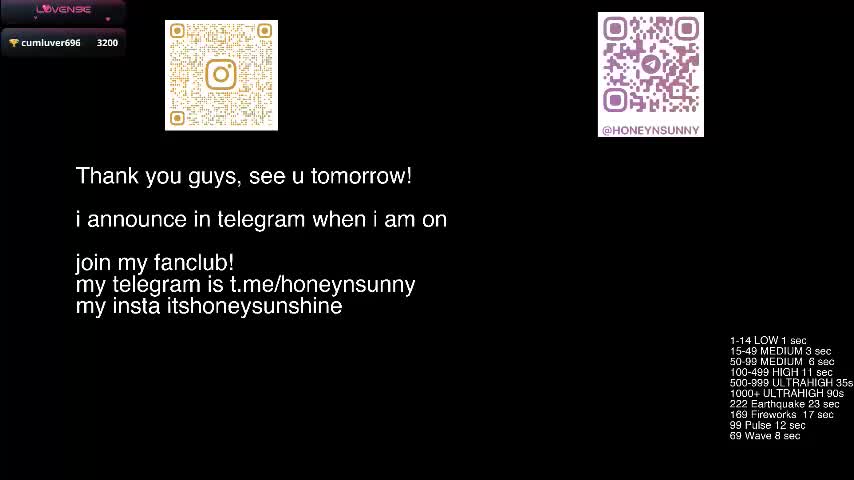 honey_sunshine Live Sex December 13, 2025