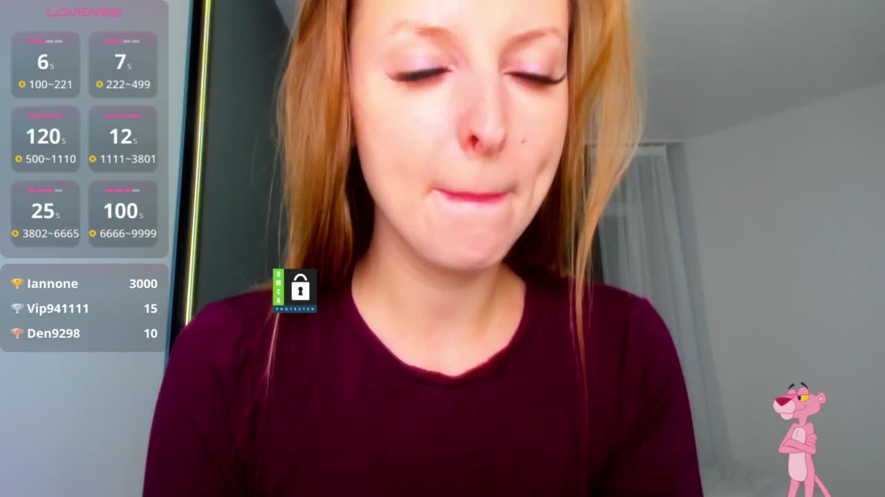 PinkPanterka Live Sex December 17, 2025