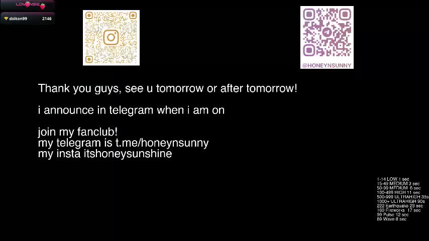 honey_sunshine Live Sex December 13, 2025