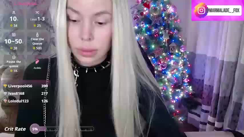 Marmalade_Fox Live Sex December 7, 2025