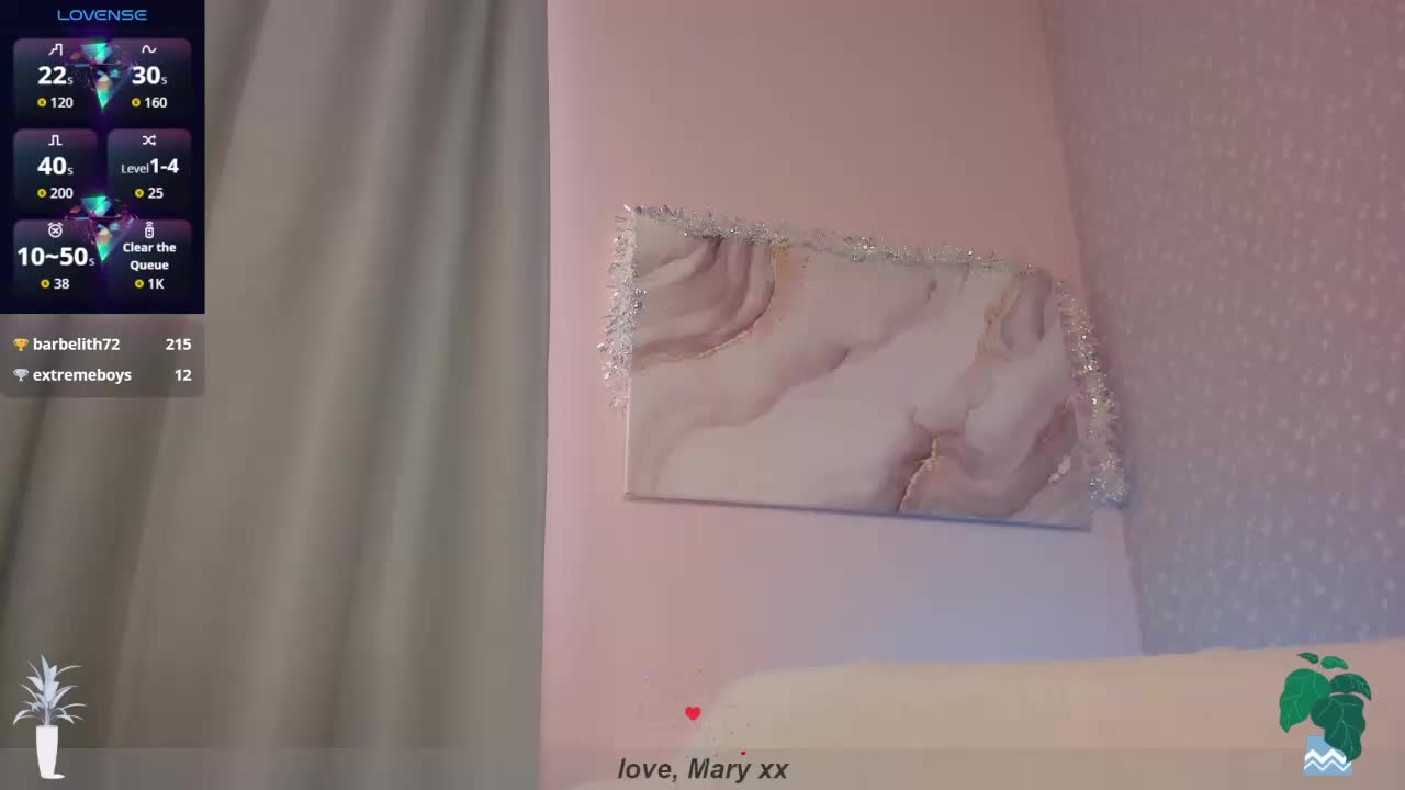 Mary-Xextra Live Sex December 29, 2025