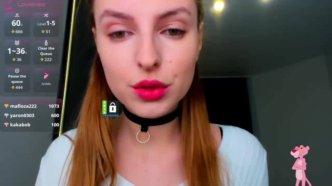 PinkPanterka Live Sex January 8, 2026