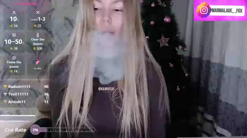 Marmalade_Fox Live Sex January 10, 2026