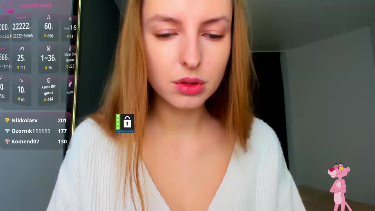 PinkPanterka Live Sex January 11, 2026