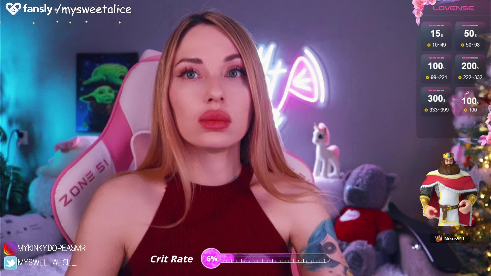 MySweetAlice Live Sex January 12, 2026