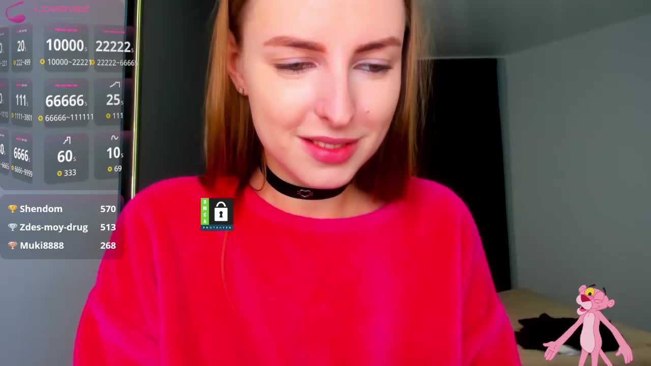 PinkPanterka Live Sex January 13, 2026