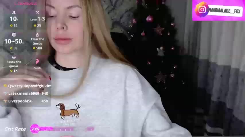 Marmalade_Fox Live Sex January 17, 2026