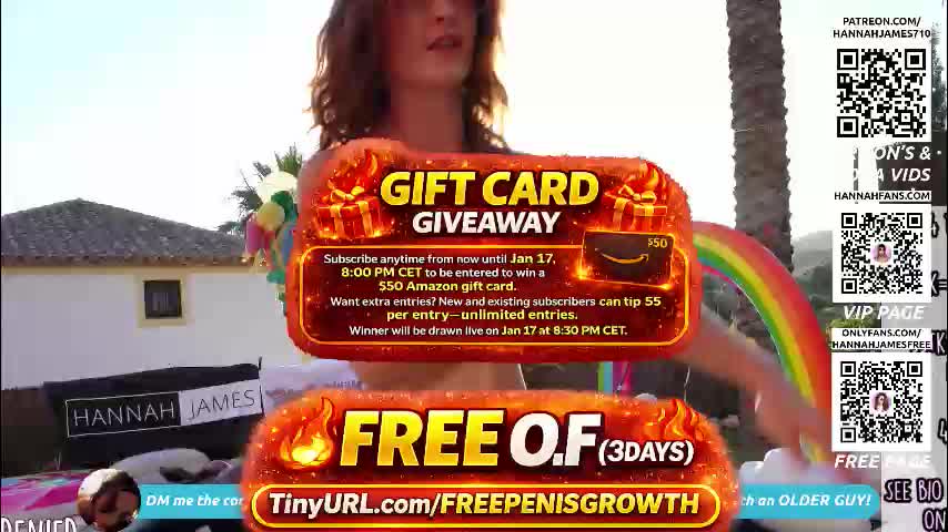 hannahjames710 Live Sex January 18, 2026