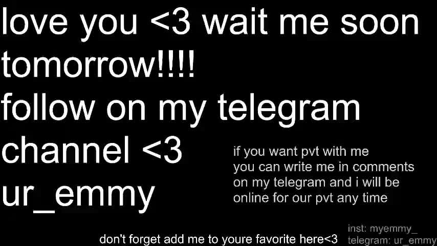 my_emmy Live Sex January 26, 2026