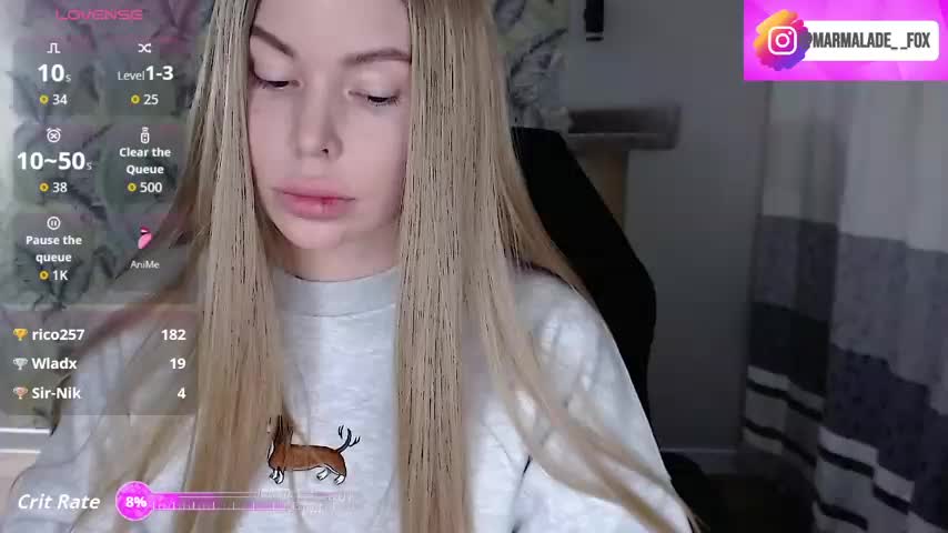 Marmalade_Fox Live Sex February 3, 2026