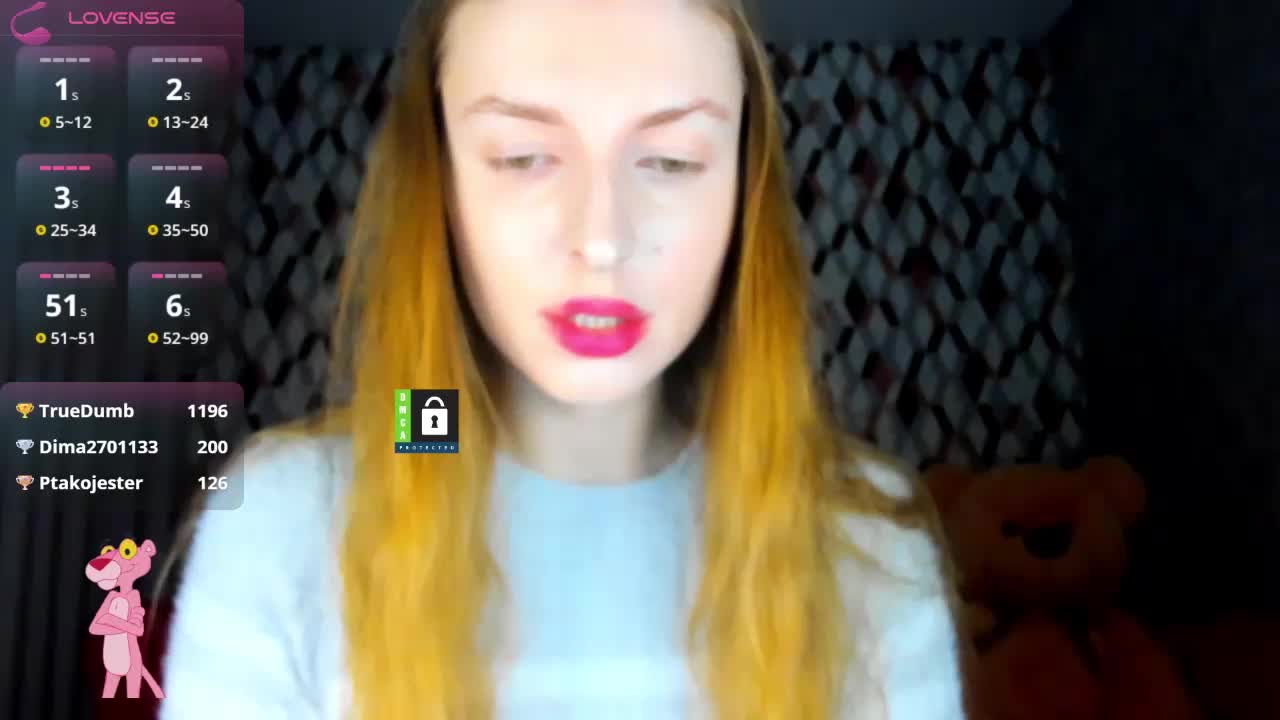 PinkPanterka Live Sex February 9, 2026