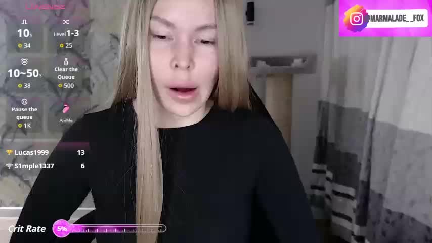 Marmalade_Fox Live Sex February 9, 2026