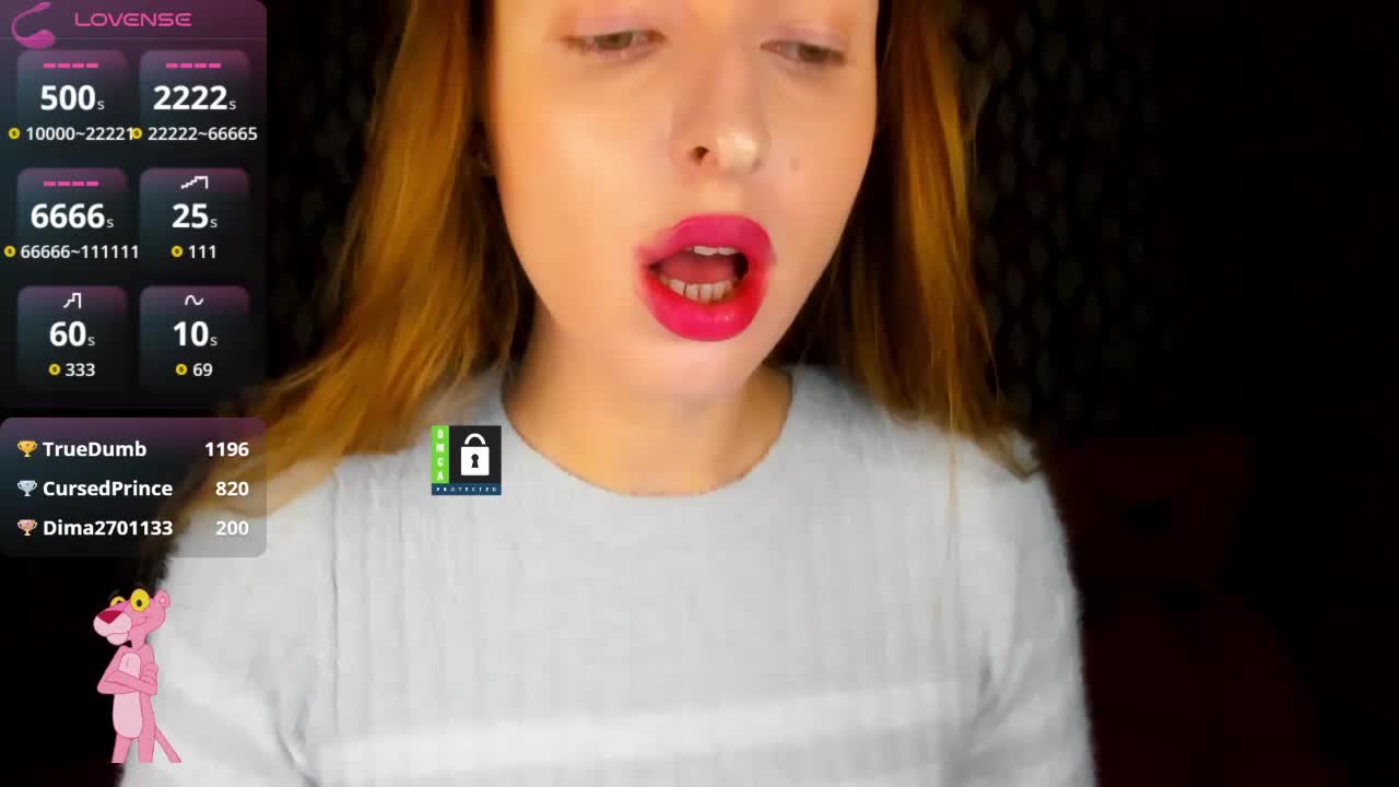 PinkPanterka Live Sex February 10, 2026