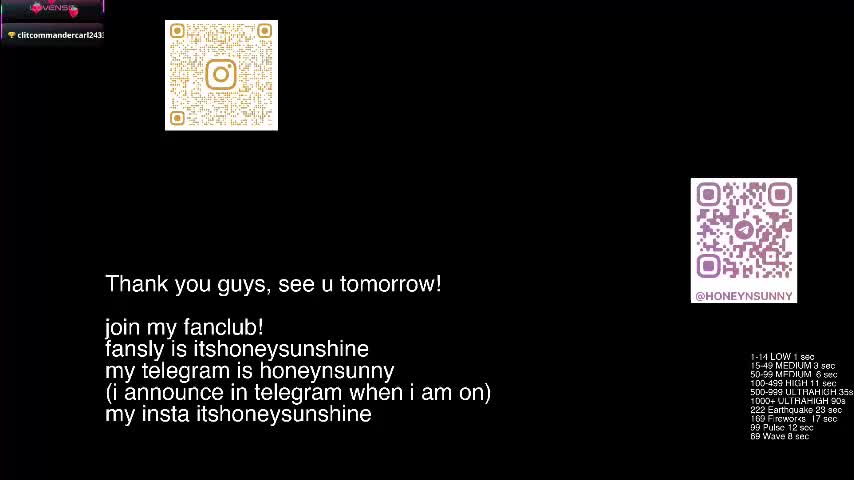 honey_sunshine Live Sex February 17, 2026