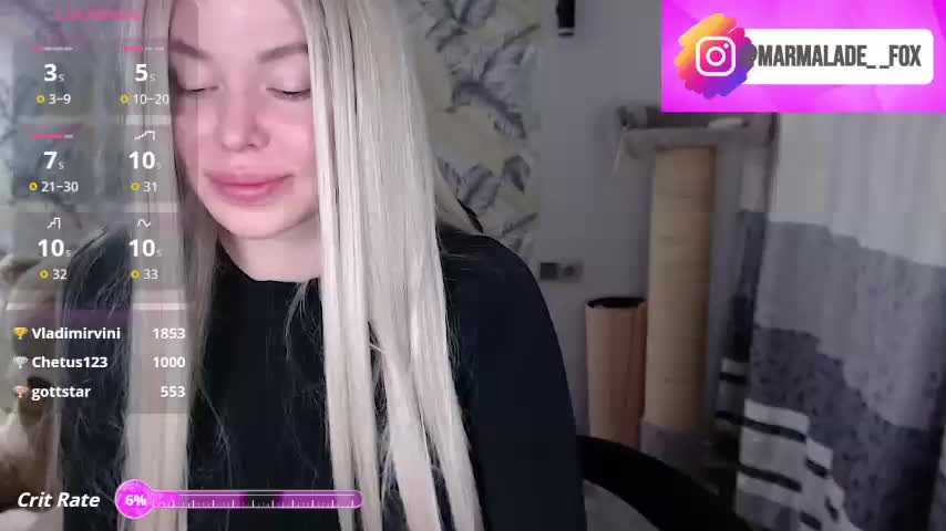 Marmalade_Fox Live Sex March 10, 2026