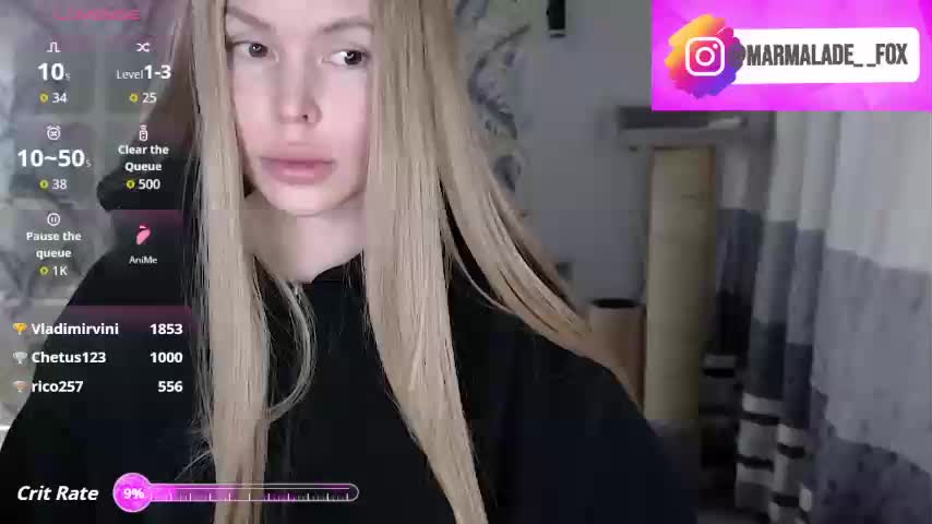 Marmalade_Fox Live Sex March 12, 2026