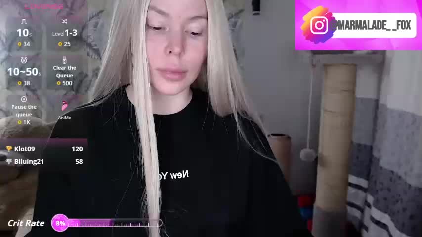Marmalade_Fox Live Sex March 14, 2026
