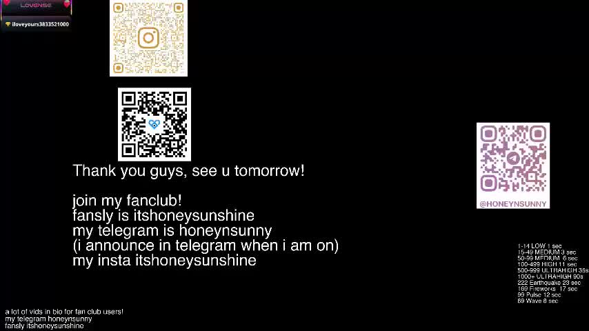 honey_sunshine Live Sex March 17, 2026
