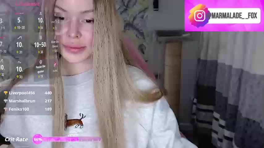 Marmalade_Fox Live Sex March 17, 2026