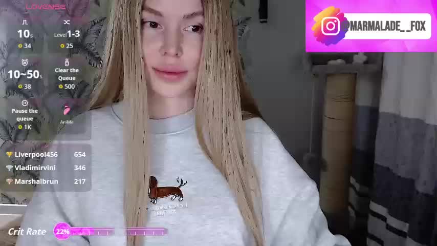 Marmalade_Fox Live Sex March 17, 2026