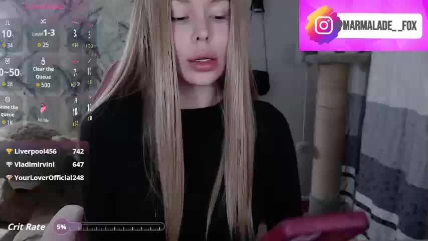 Marmalade_Fox Live Sex March 18, 2026