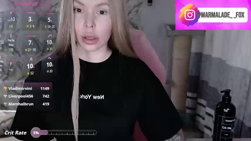 Marmalade_Fox Live Sex March 20, 2026