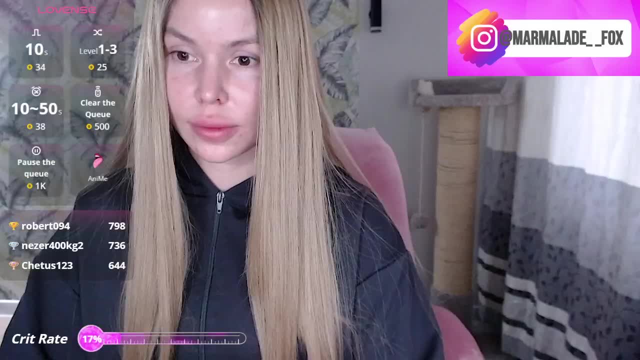 Marmalade_Fox Live Sex April 4, 2026