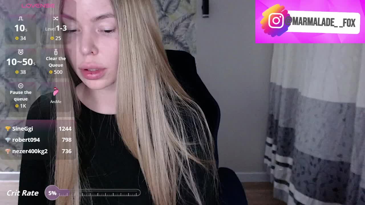Marmalade_Fox Live Sex April 7, 2026