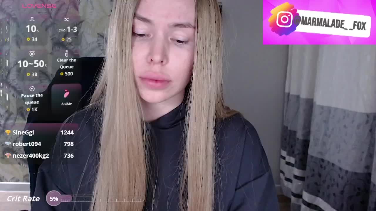 Marmalade_Fox Live Sex April 7, 2026