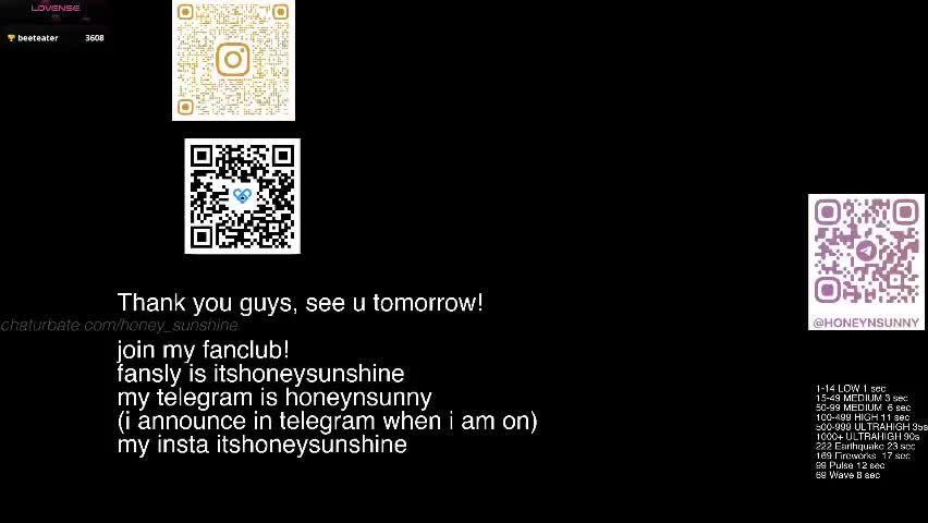 honey_sunshine Live Sex April 10, 2026