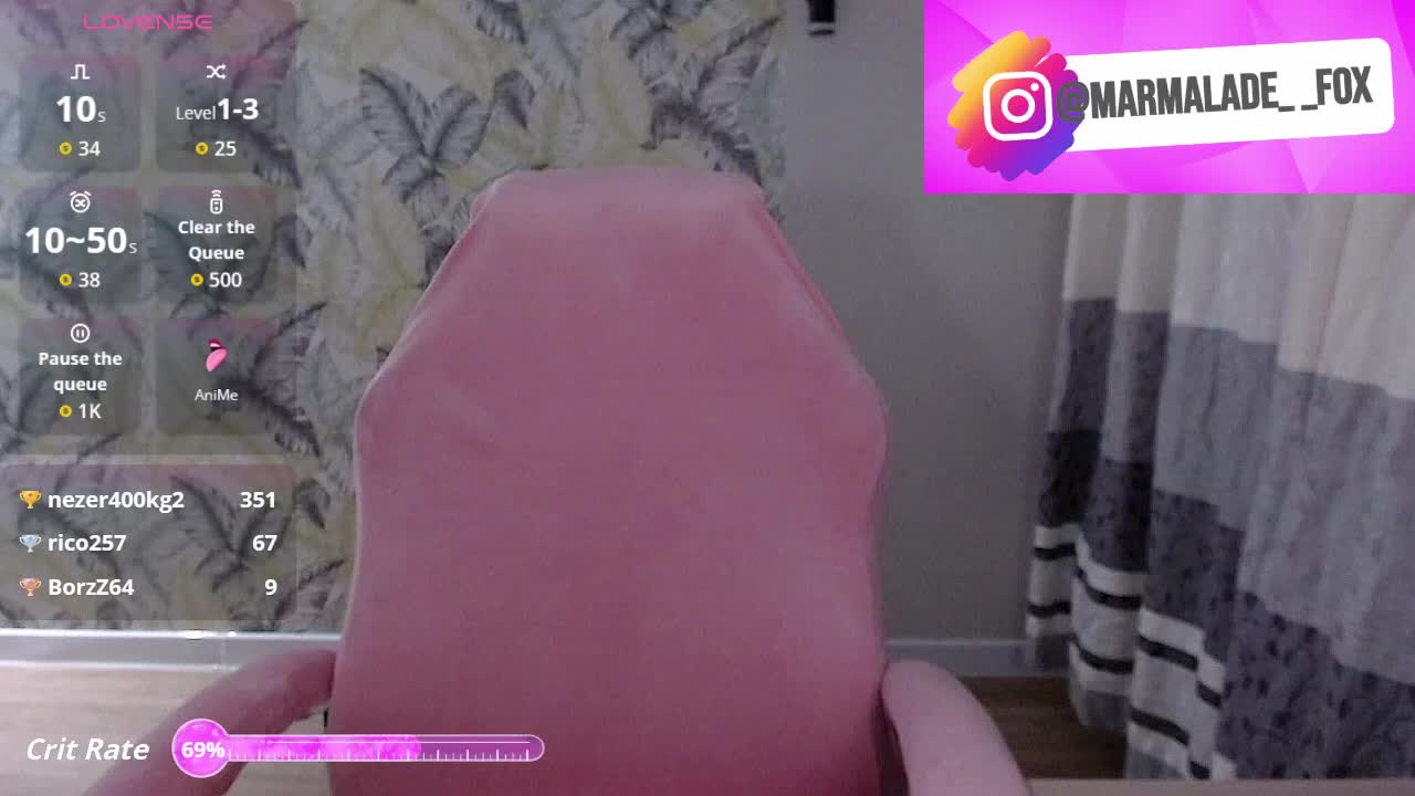 Marmalade_Fox Live Sex April 13, 2026
