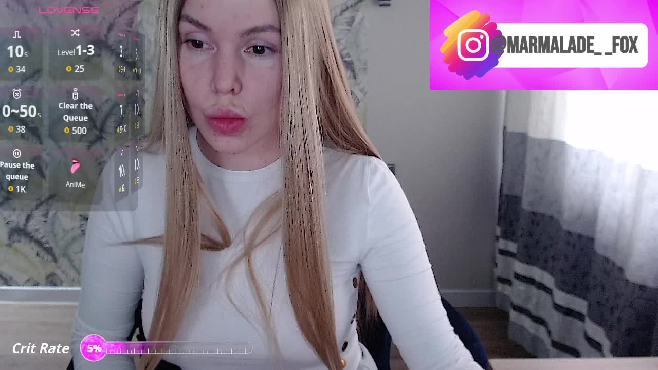 Marmalade_Fox Live Sex April 22, 2026
