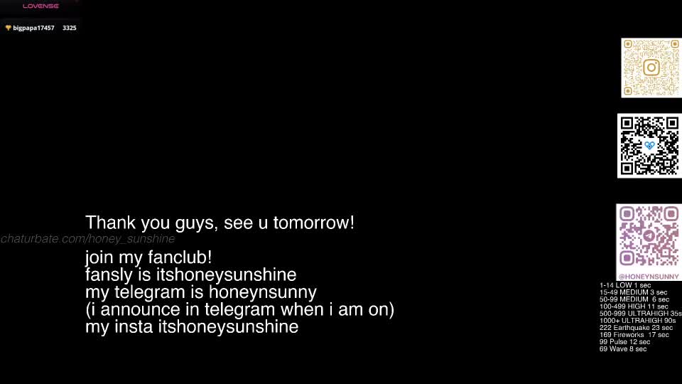 honey_sunshine Live Sex July 3, 2026