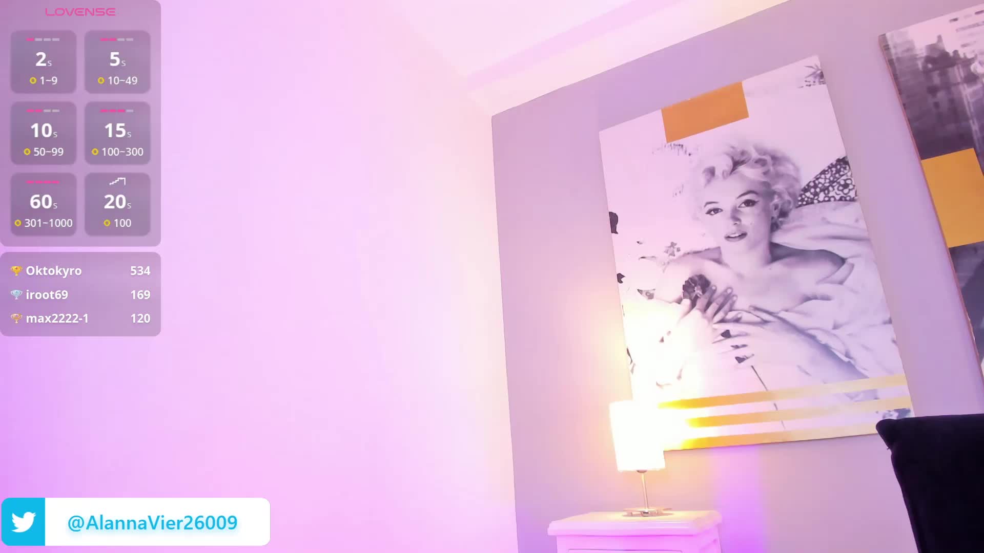 AlannaViera Live Sex July 12, 2026