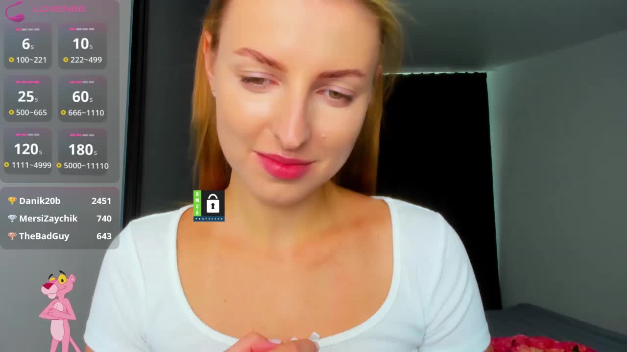 PinkPanterka Live Sex July 14, 2026