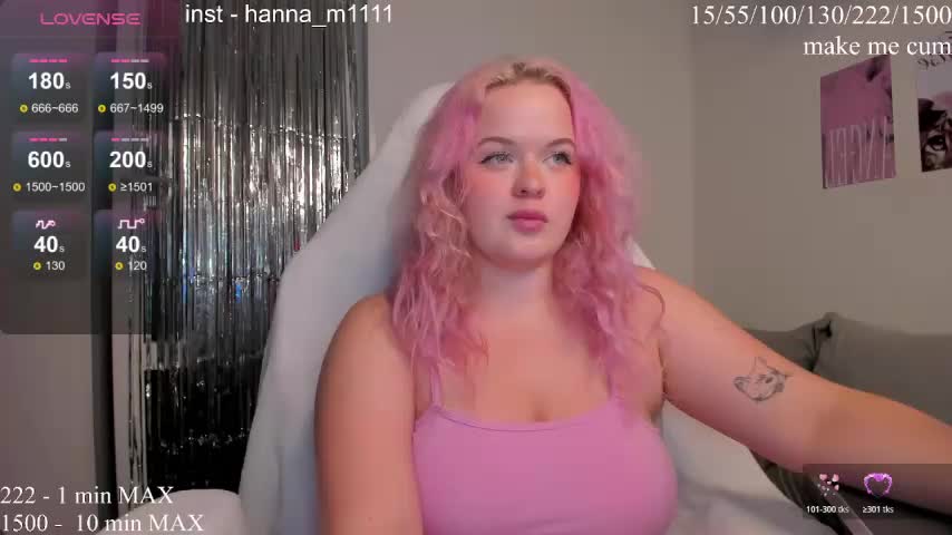 HANNA_MONTANAS Live Sex July 17, 2026