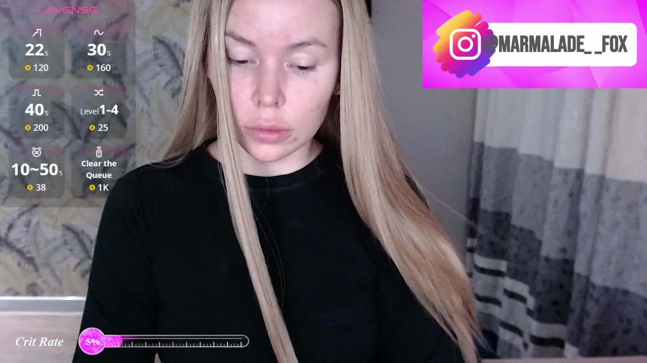 Marmalade_Fox Live Sex August 5, 2026