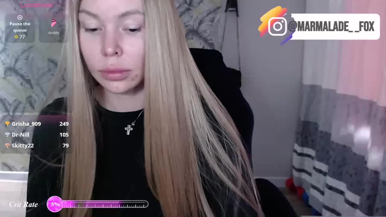 Marmalade_Fox Live Sex August 22, 2026