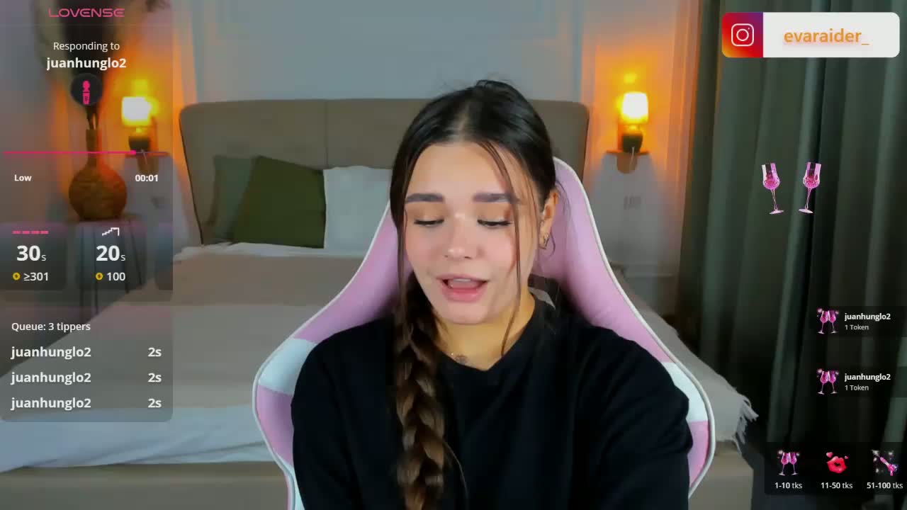 EvaRaider Live Sex September 14, 2026